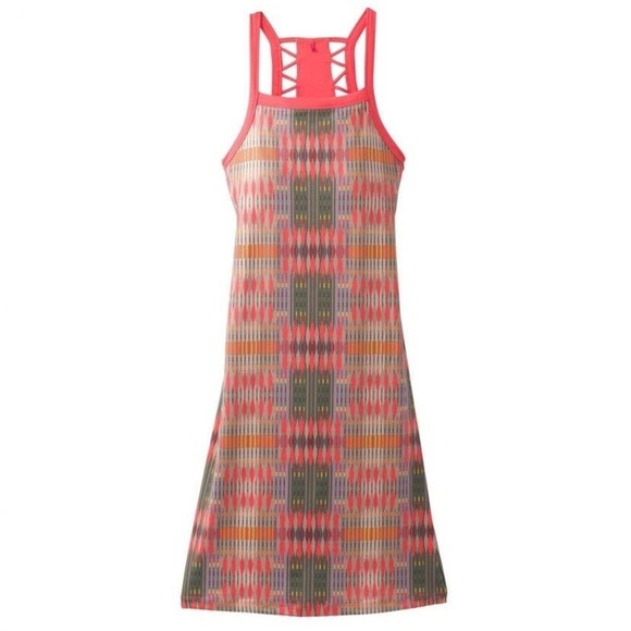 Prana Ardor Tribal Aztec Racingback Colorful Dress - Picture 9 of 11